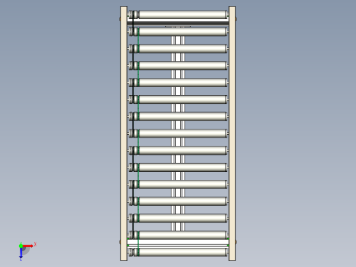 LE-O形带滚筒输送线俯视缩略图