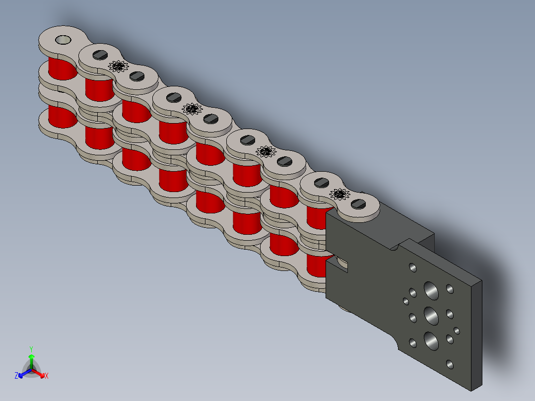 沟渠滚子链 JT7020---stp