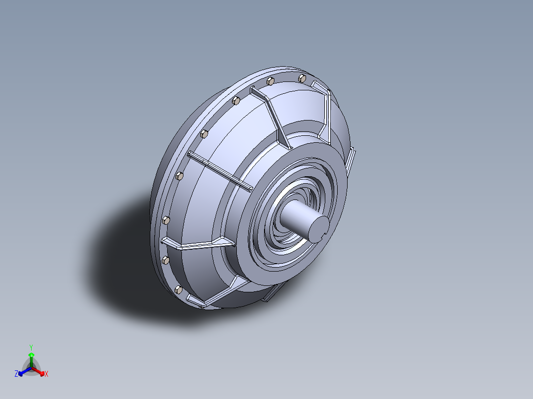 联轴器 (23)正等轴测图