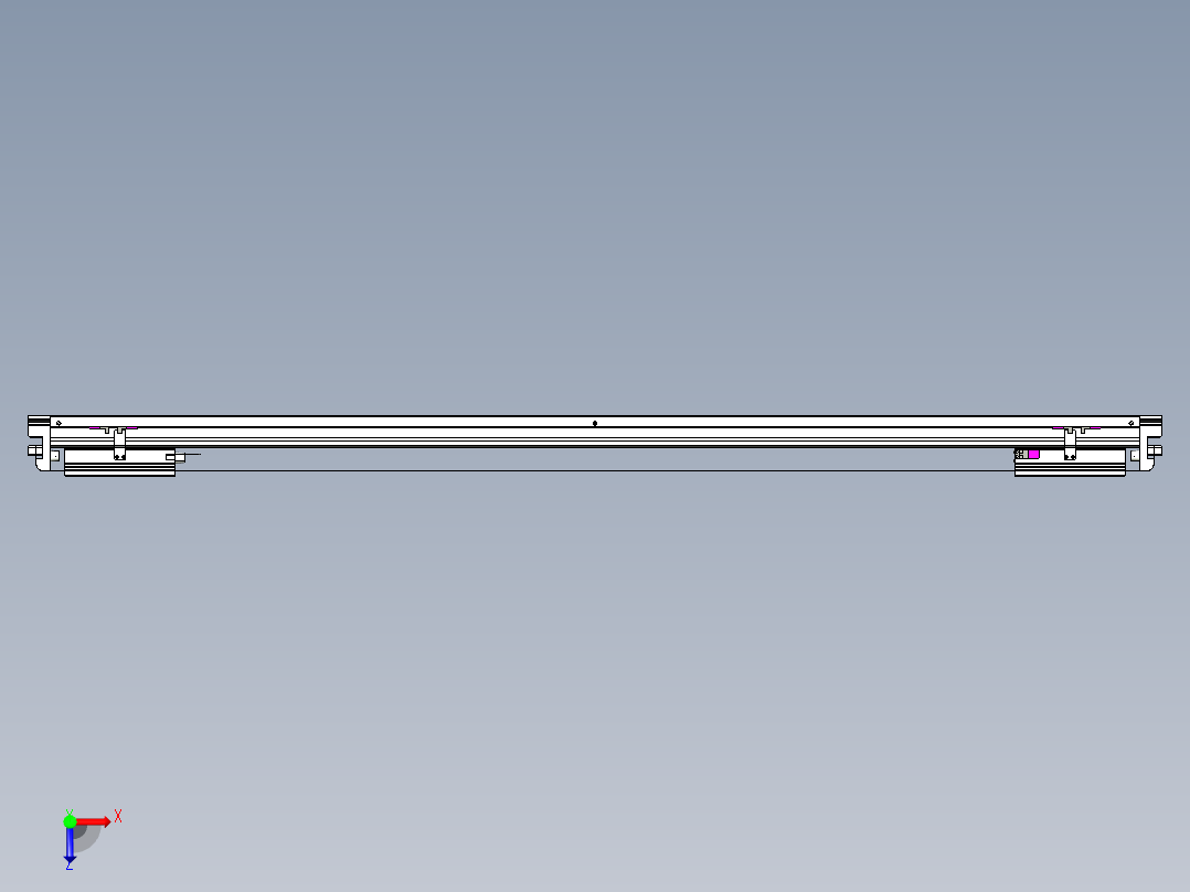 威洛博VL系列3d模型模组2VL22H2Y-S1350俯视图