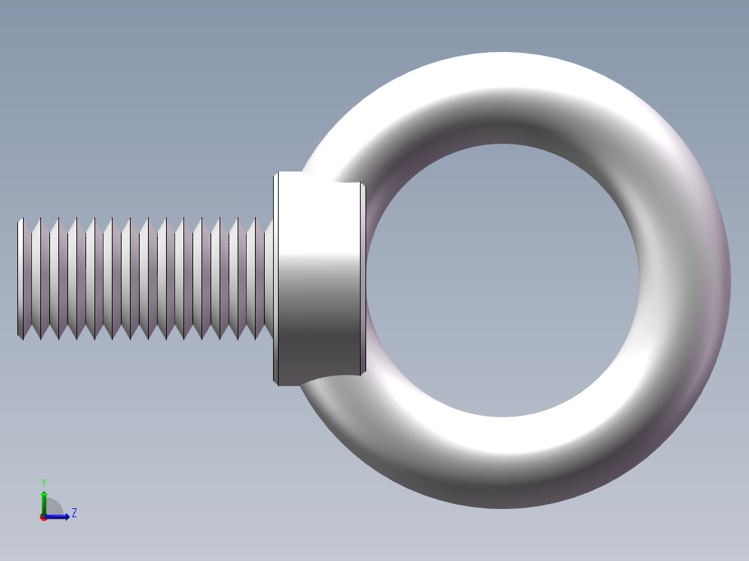 M12吊环装配体1左视图