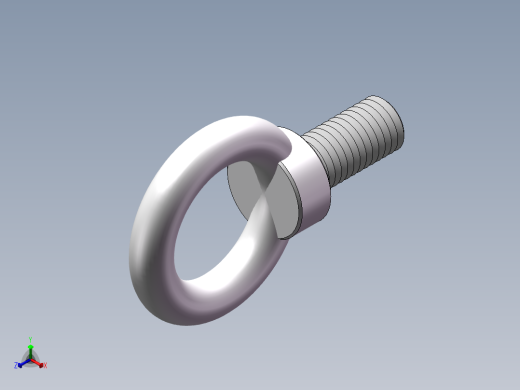 M12吊环装配体1正等轴测缩略图