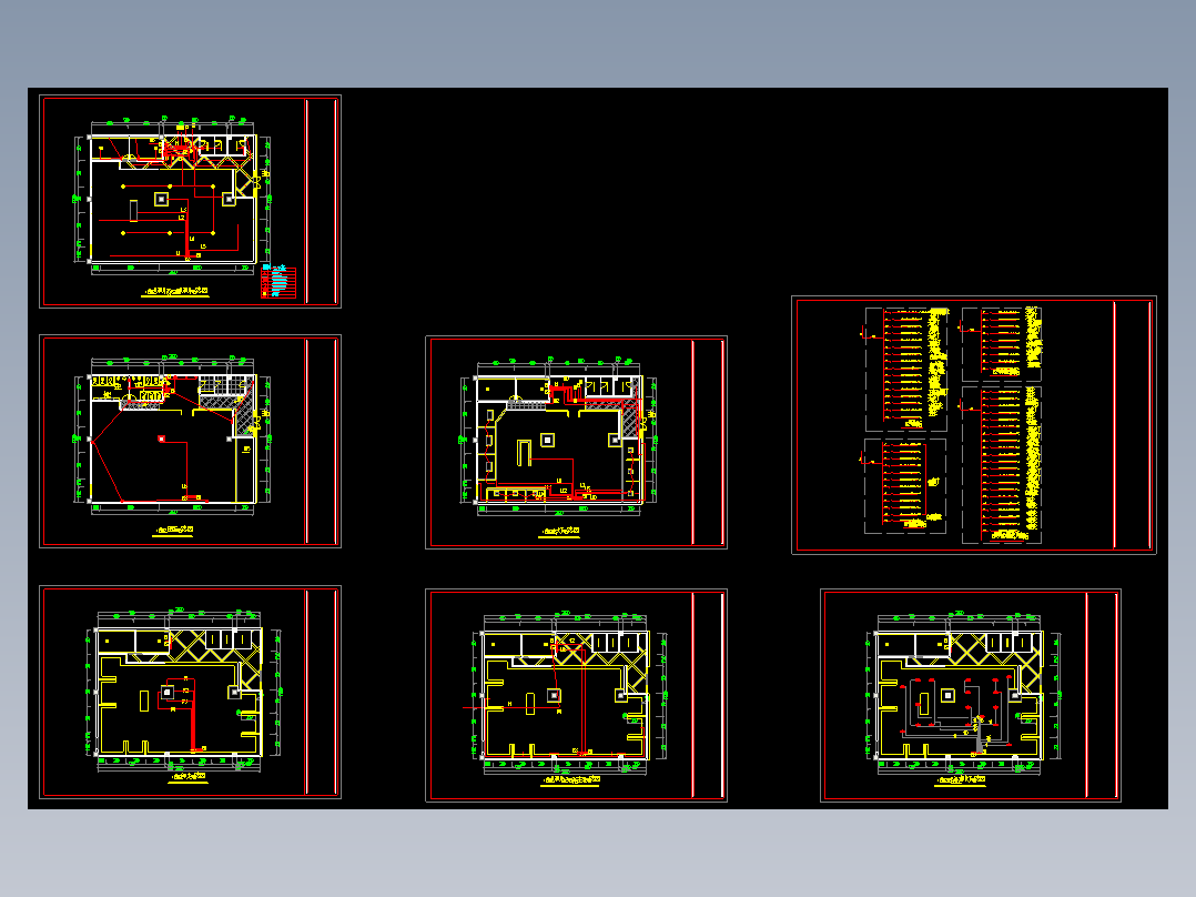 设计新颖的酒吧电气照明施工图