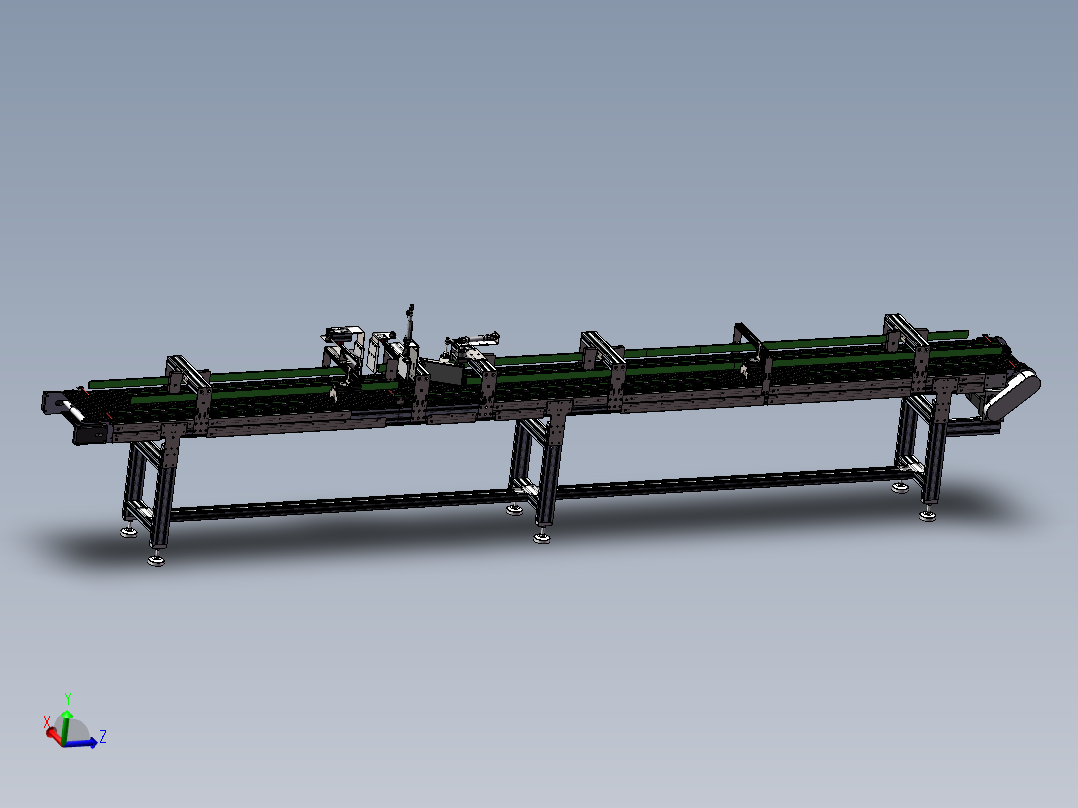 小型网带输送线分流机sw18可编辑