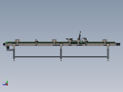 小型网带输送线分流机sw18可编辑右视缩略图