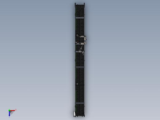 小型网带输送线分流机sw18可编辑俯视缩略图