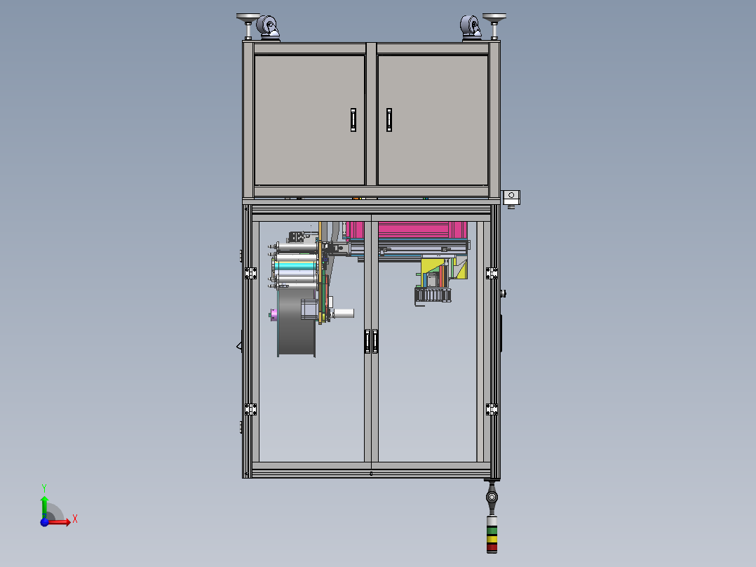 外观全检贴附机sw18可编辑前视图