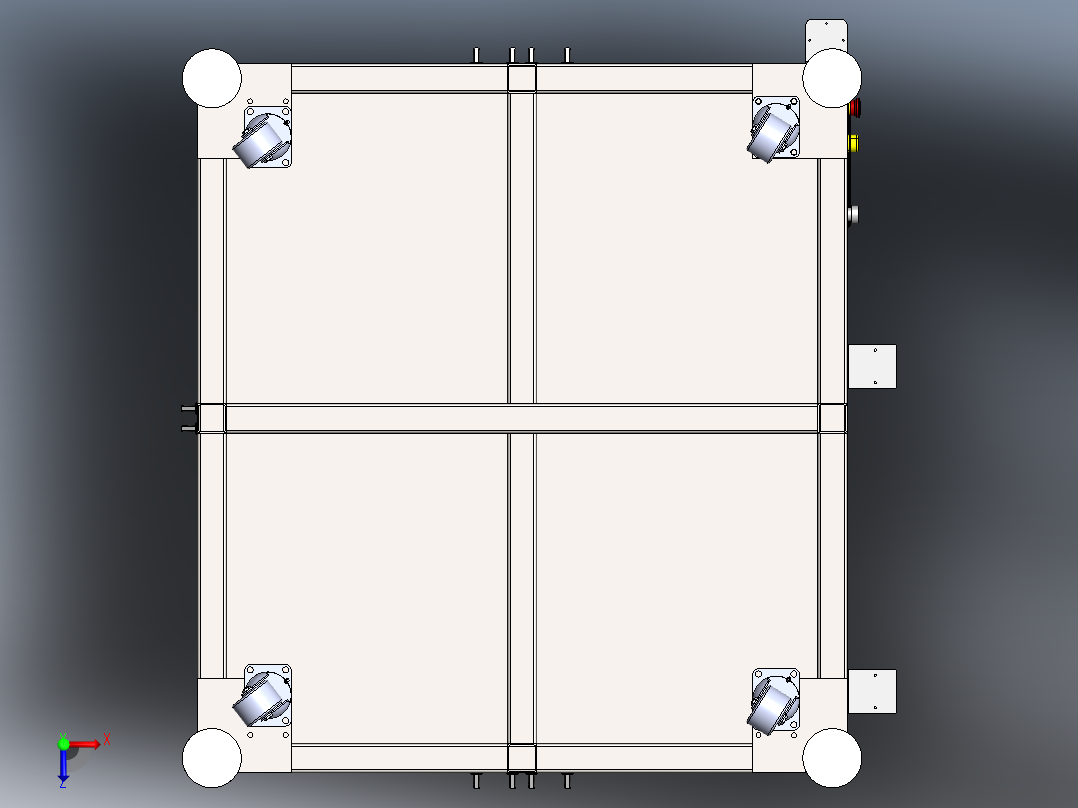 外观全检贴附机sw18可编辑俯视图