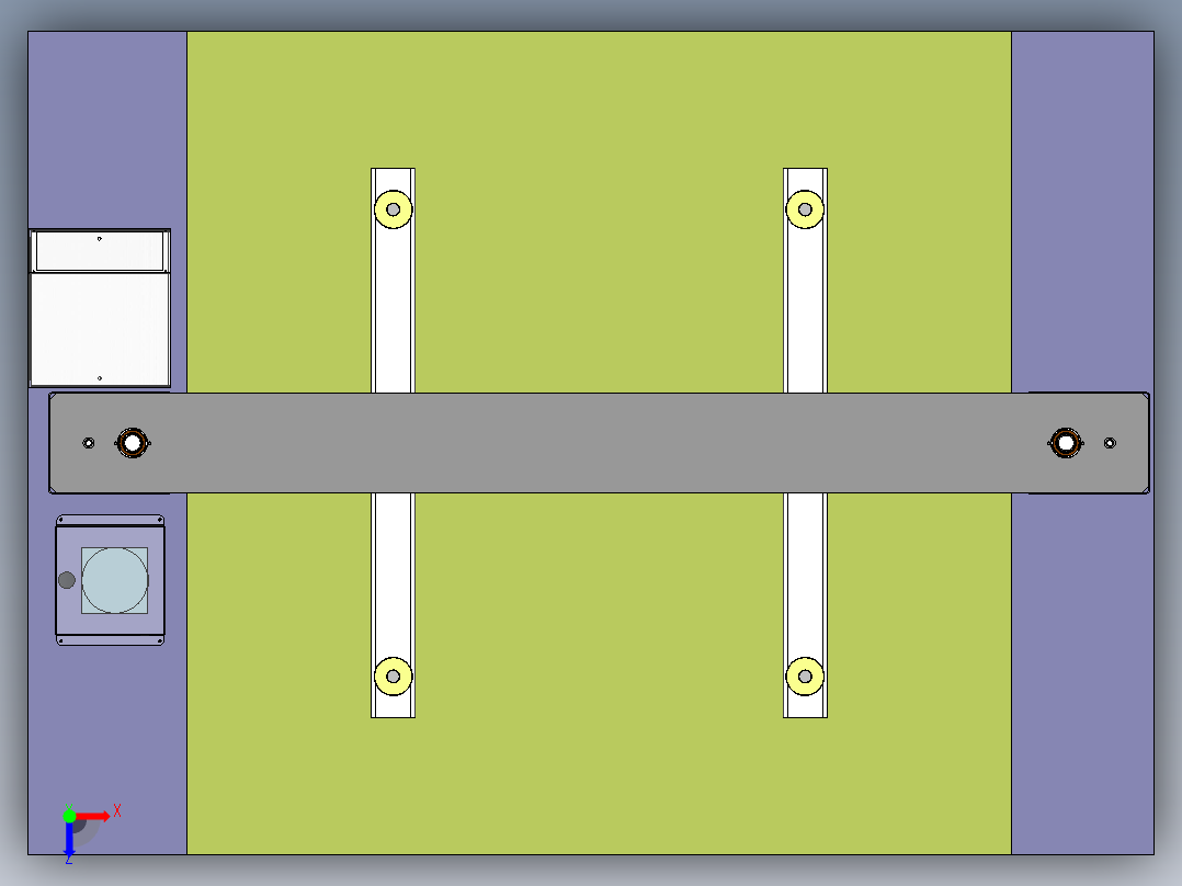 纸箱抗压机（sw20可编辑+工程图）俯视图