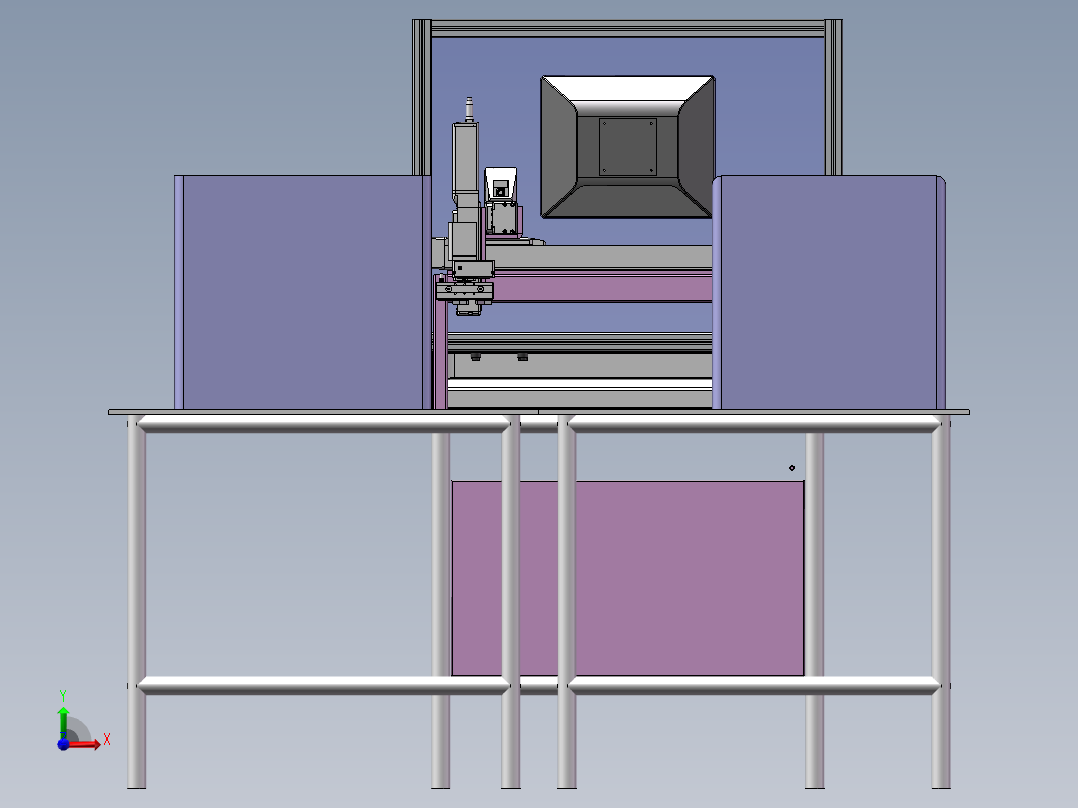 试管自动装载机sw22前视图