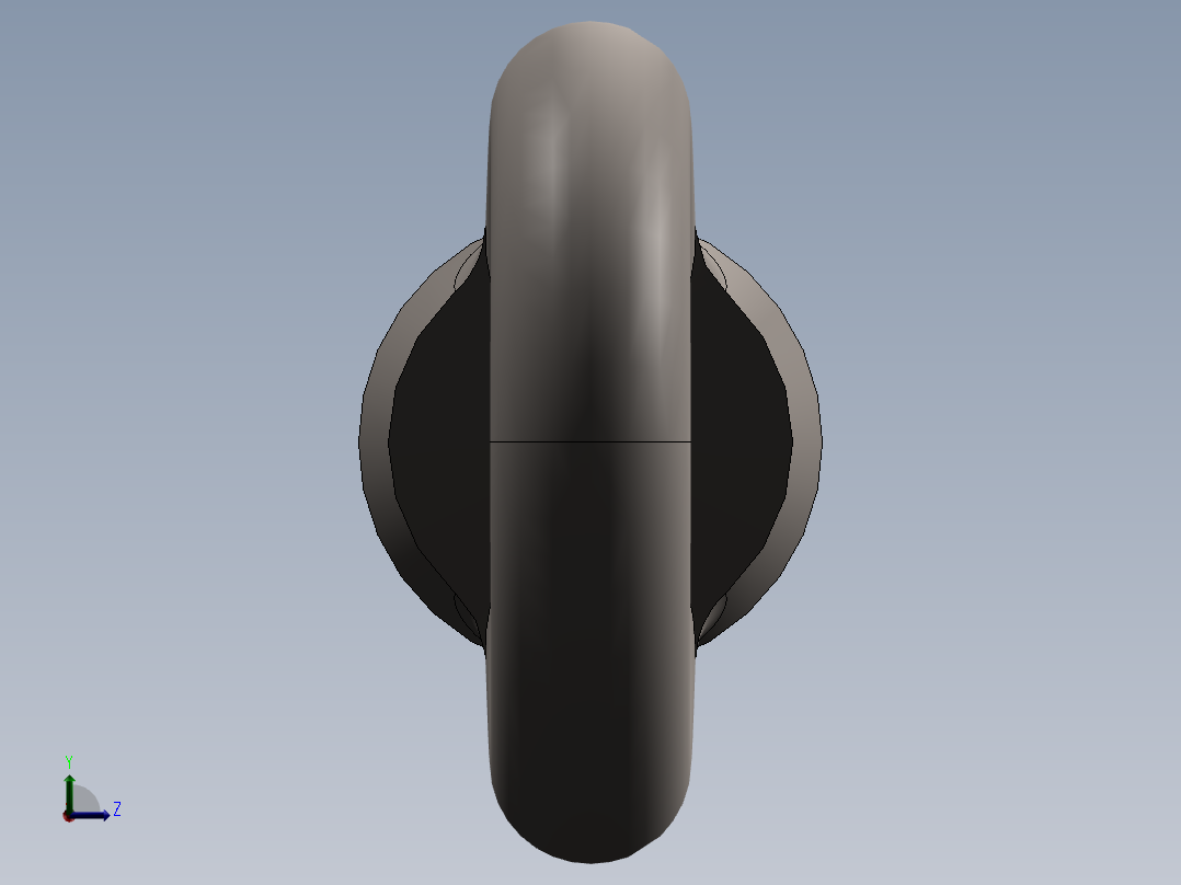 00000M8吊环螺母前视图