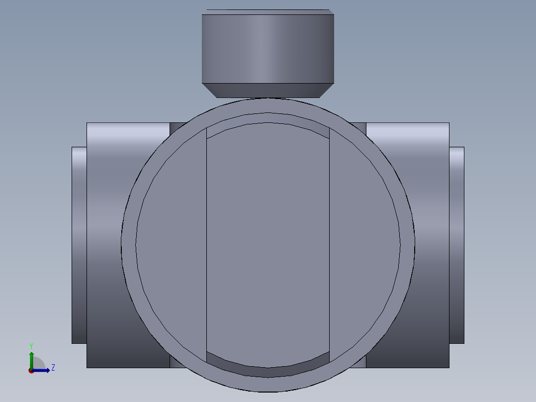 焊接式液压缸40x25x700-mm-1.snapshot.1左视图