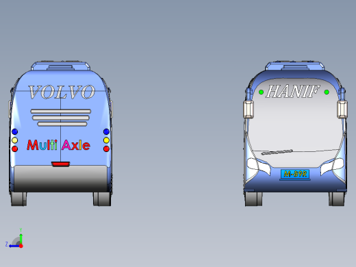 客车、公交车(2)正等轴测缩略图