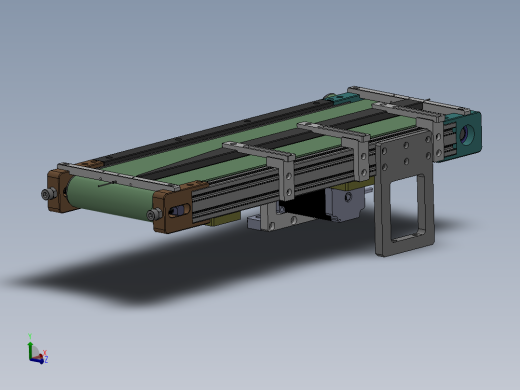 0.54米0.14米皮带输送机构