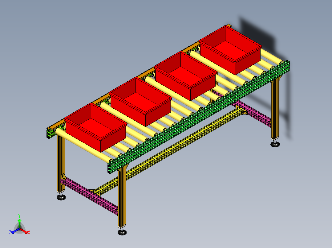 输送带送料设计