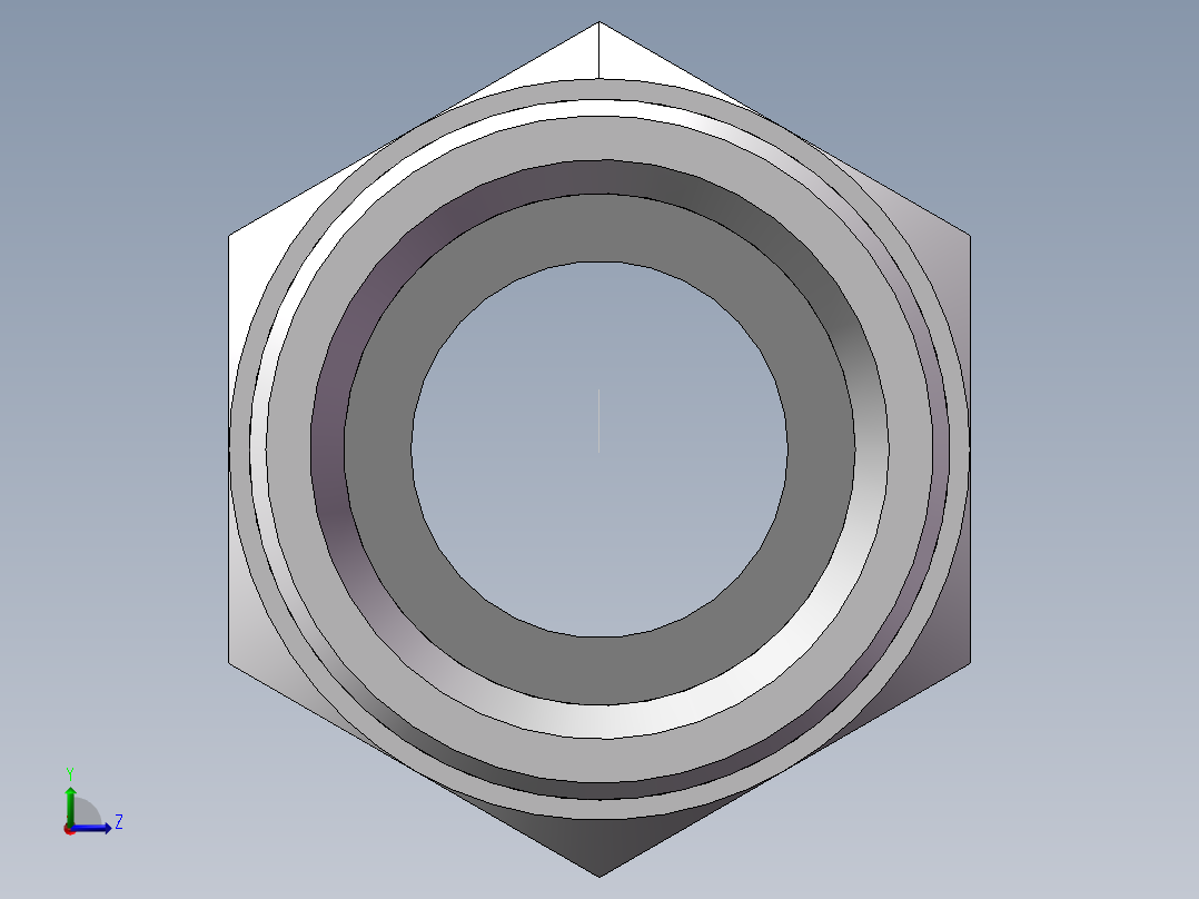 英制锥管螺纹直接头、1DT-52-20SP左视图