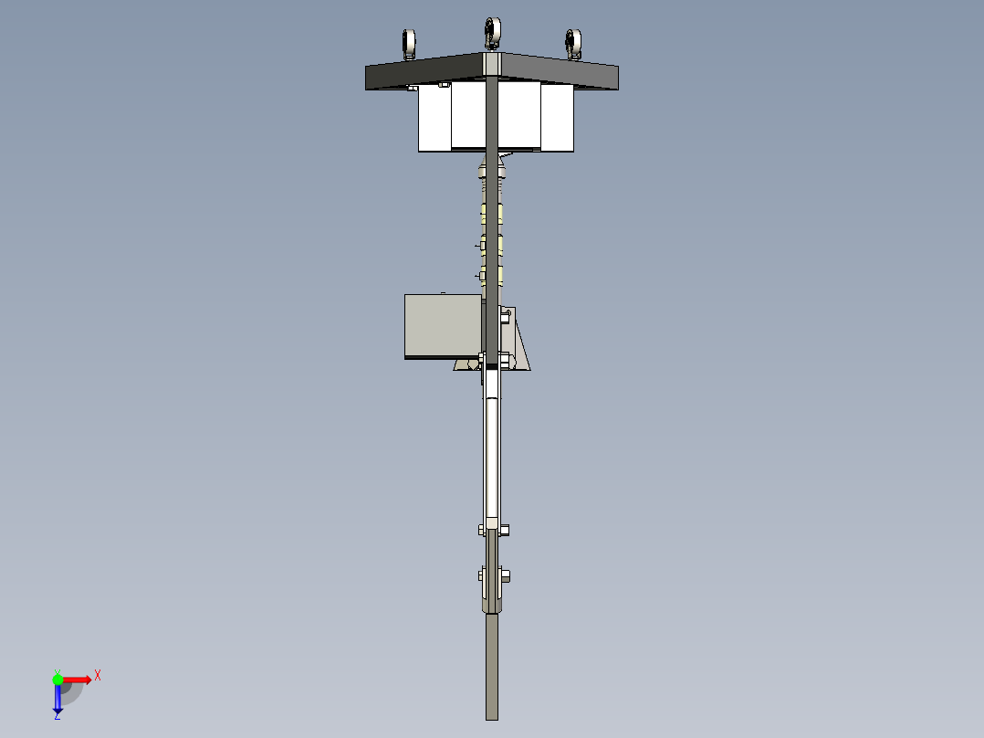 B3003286-迷你注塑机俯视图