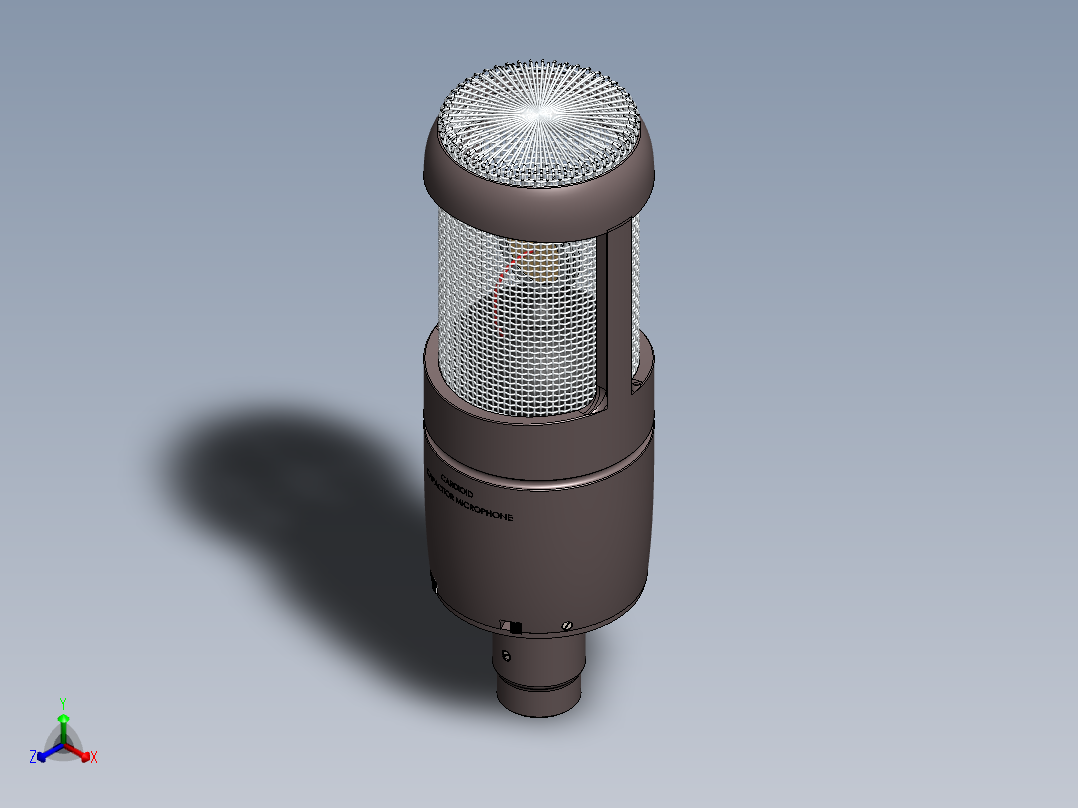 麦克风(21)正等轴测图