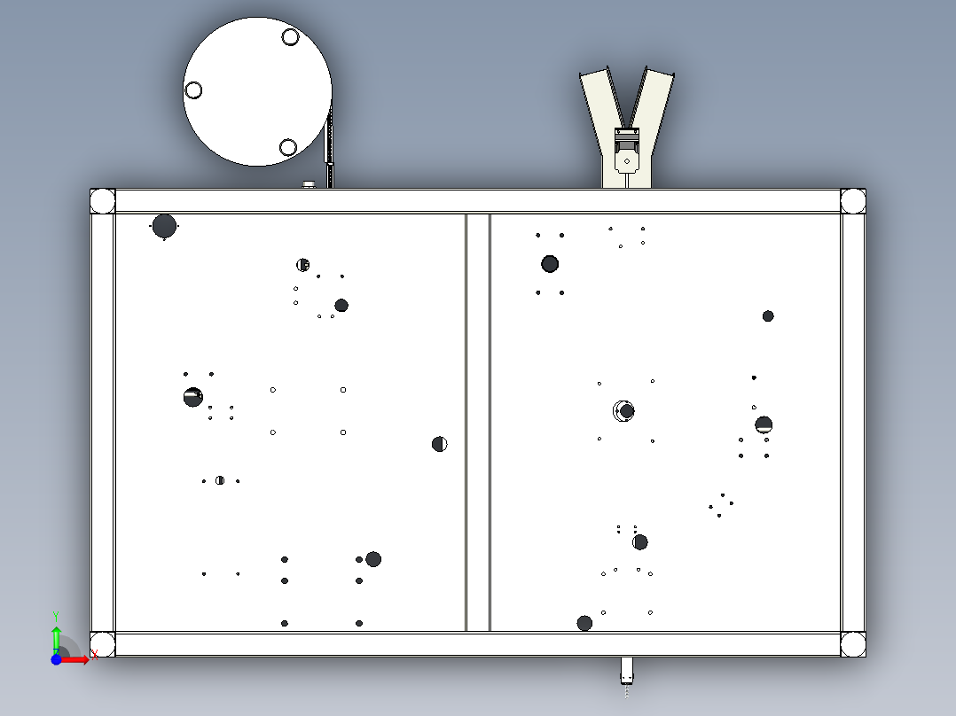 翻转组装机前视图