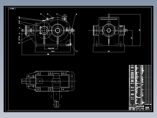 JX0891-带式输送机传动装置设计(论文+DWG图纸)
