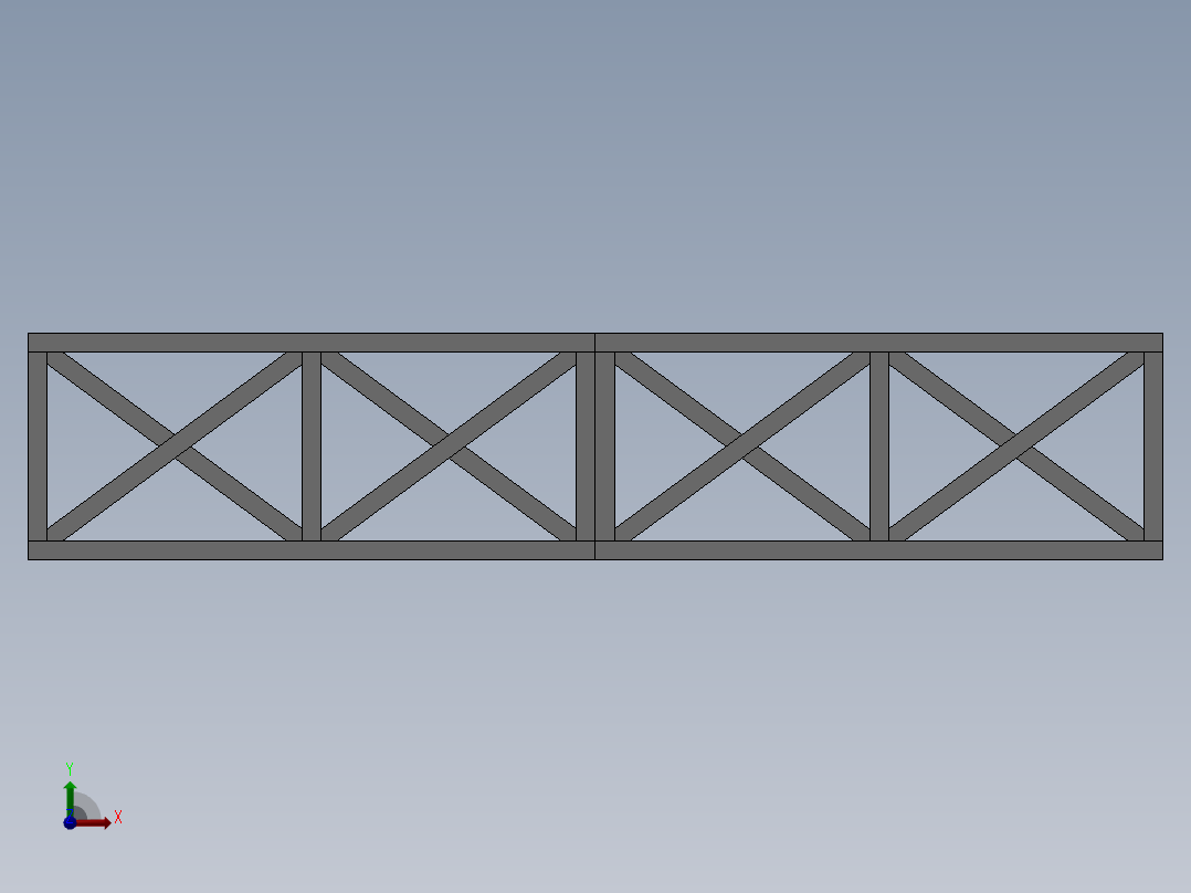 阳台围栏前视图