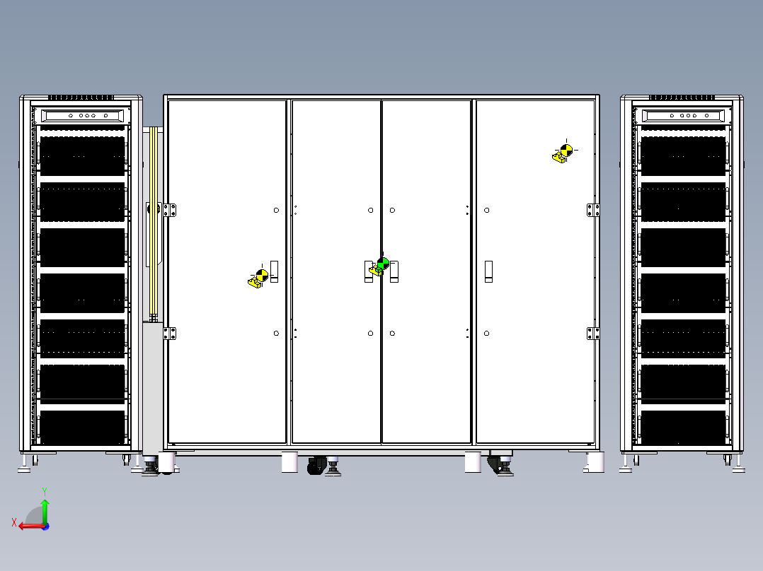 割草机模组自动充电设备  sw24后视图