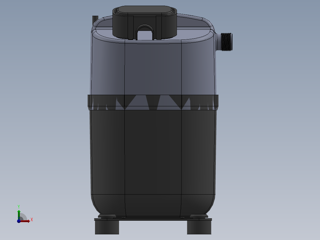 TECUMSEH AJ制冷压缩机前视图