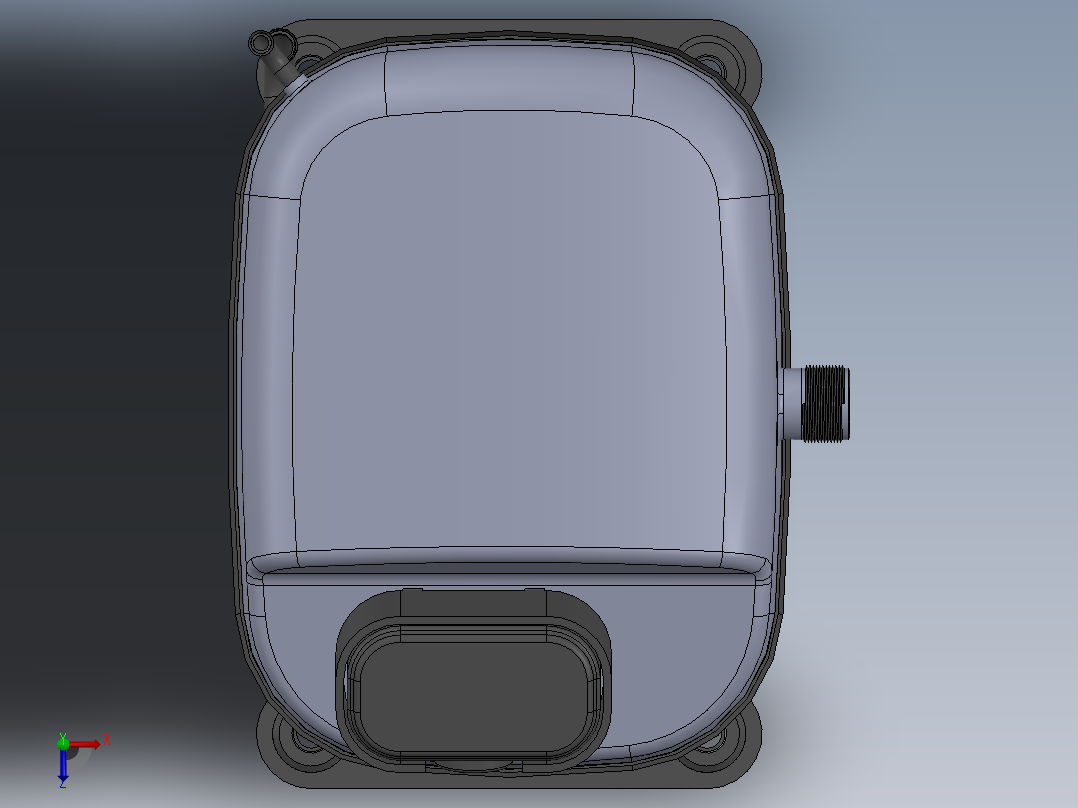 TECUMSEH AJ制冷压缩机俯视图