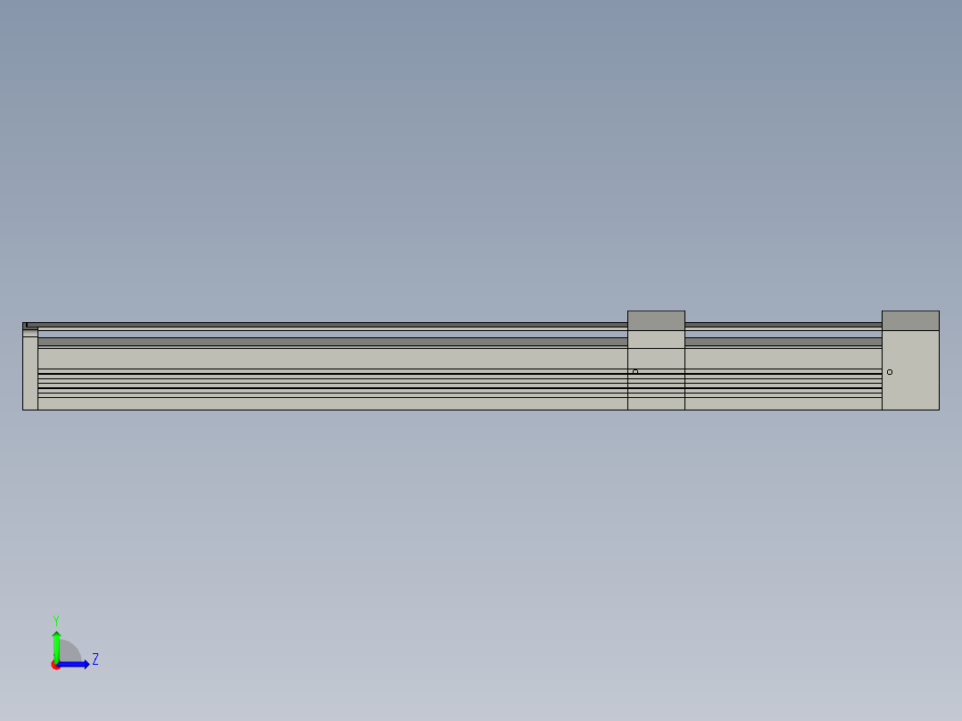 TCD-100半封闭间接式(300)左视图
