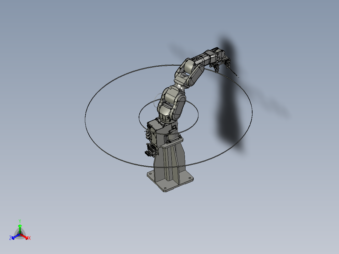机械手下料模组正等轴测图