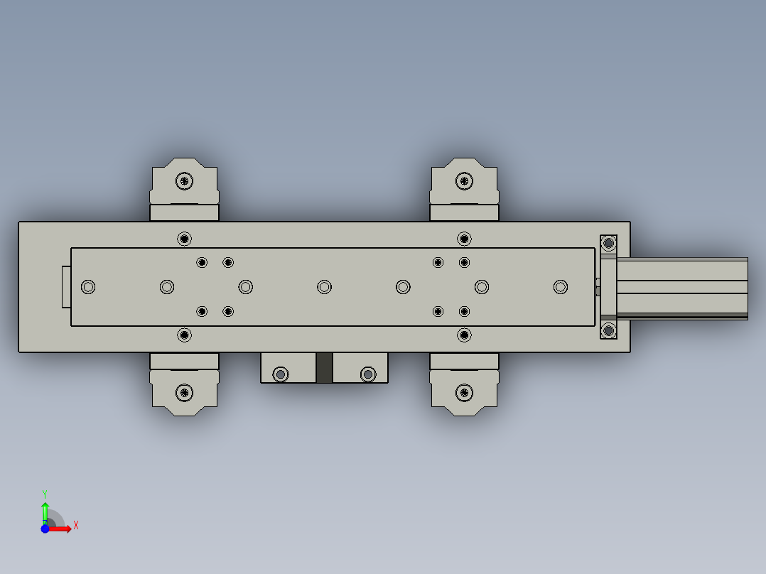 充电宝内部锂电池自动焊接设备设计-02送夹料机构-V1前视图