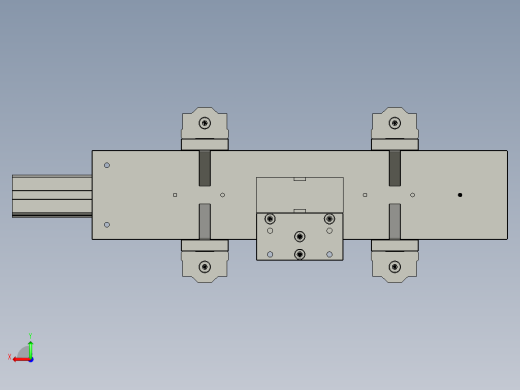 充电宝内部锂电池自动焊接设备设计-02送夹料机构-V1后视缩略图
