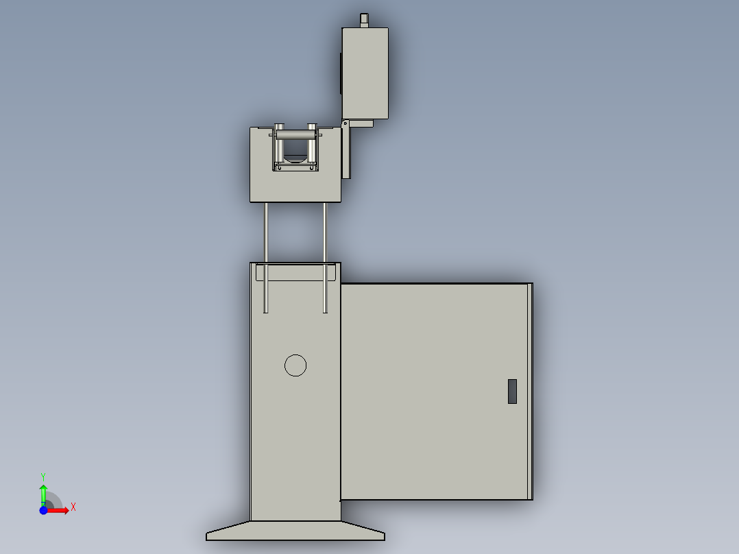 检查电缆绝缘层的火花机前视图