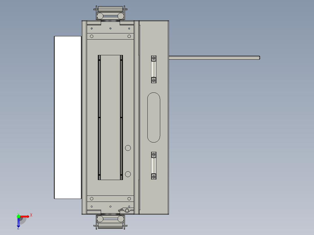 检查电缆绝缘层的火花机俯视图