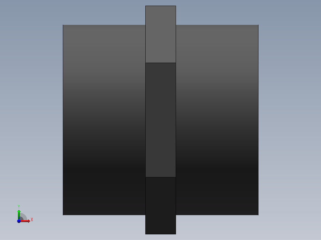 female adapter DN40 PN10 U-PVC前视图