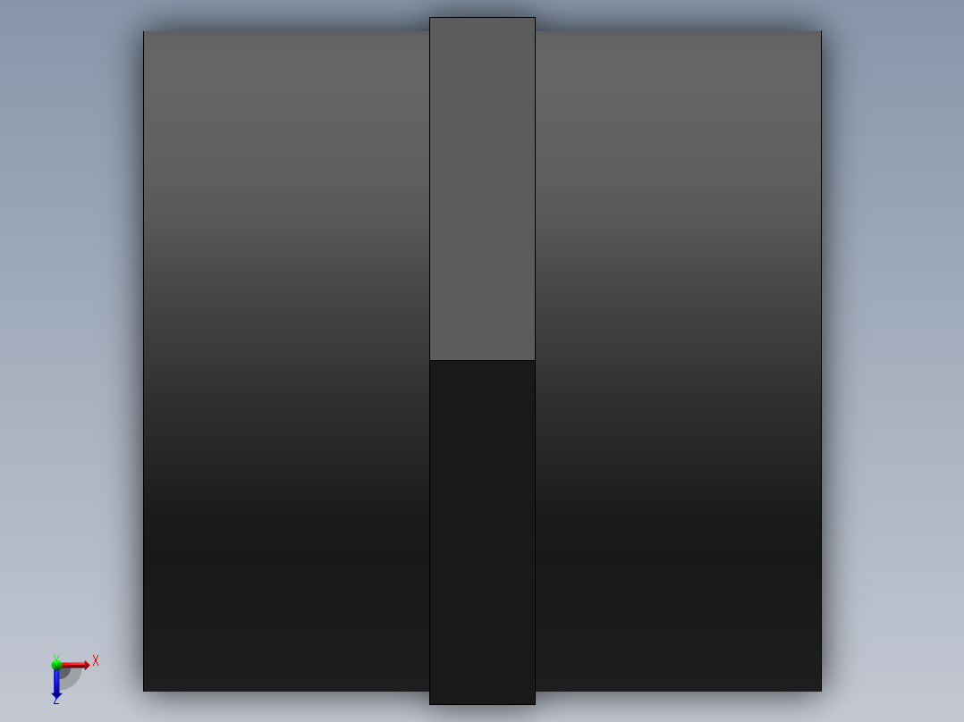 female adapter DN40 PN10 U-PVC俯视图