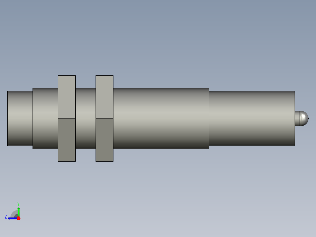 传感器金属JorderYJDJ1(LJA12M-5N1)右视图