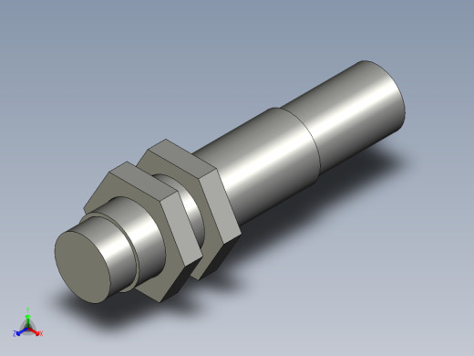 传感器金属JorderYJDJ1(LJA12M-5N1)正等轴测缩略图