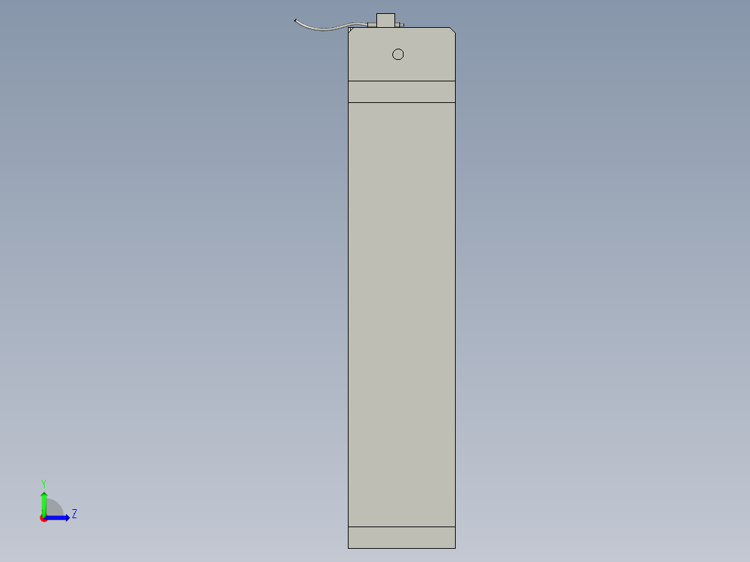 连接盖分料机构左视图