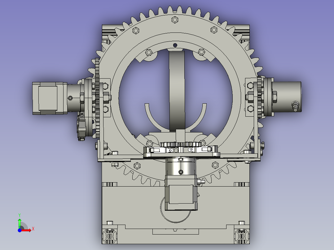可移动式腕部康复机器人前视图
