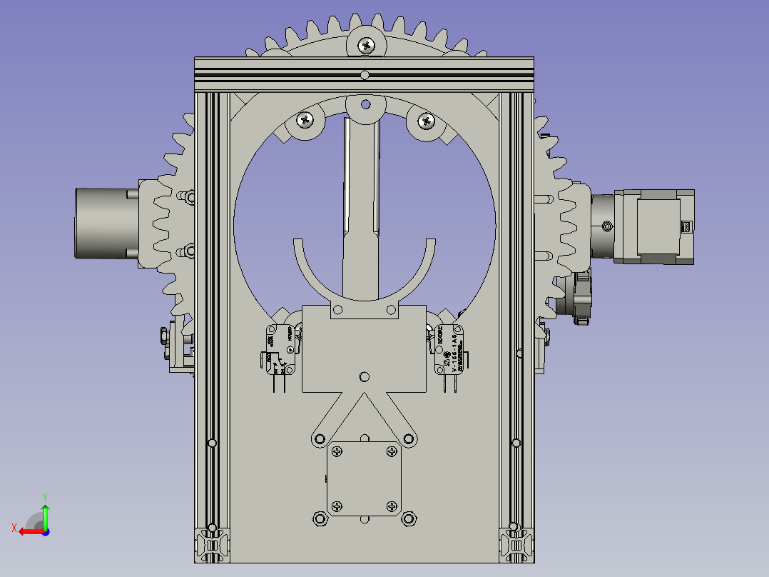 可移动式腕部康复机器人后视图