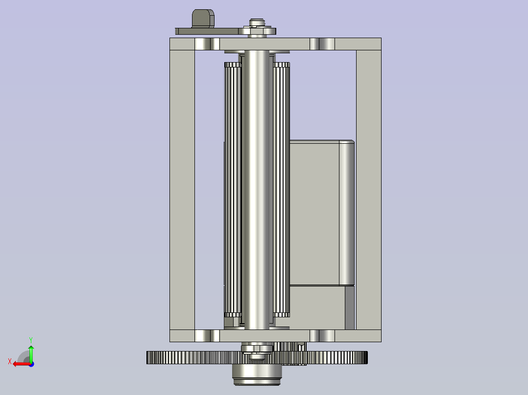 Mylar牵引机构-2后视图