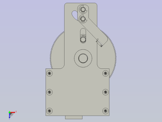 Mylar牵引机构-2俯视缩略图