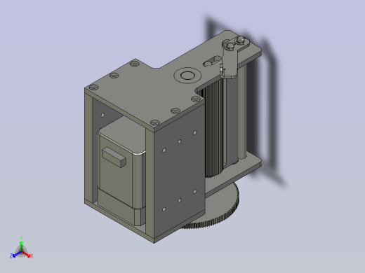 Mylar牵引机构-2正等轴测缩略图