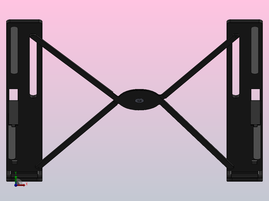 笔记本电脑支架802前视图