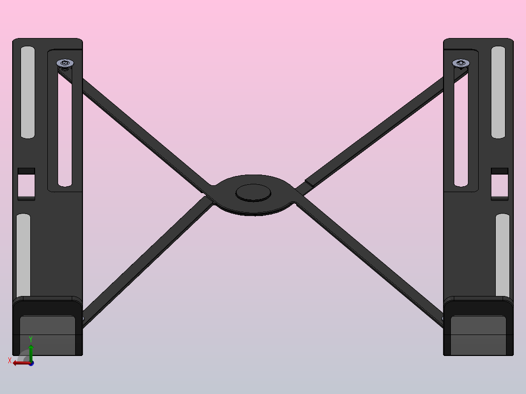 笔记本电脑支架802后视图
