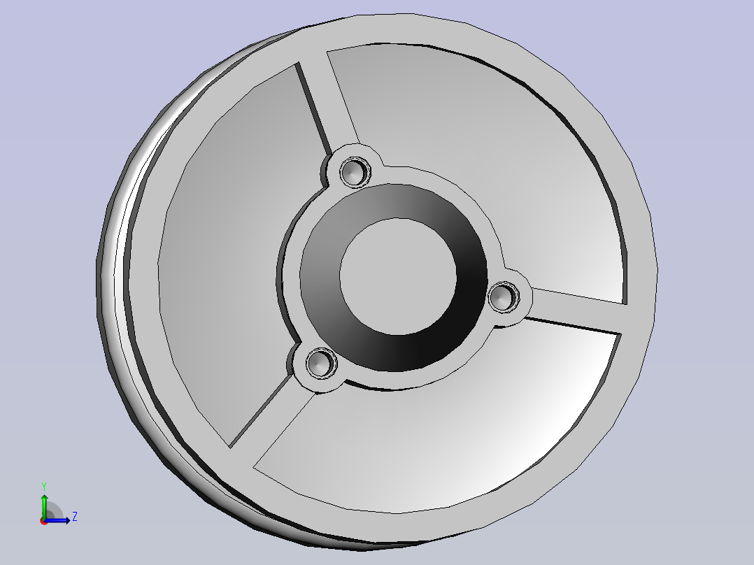 履带式支重轮左视图