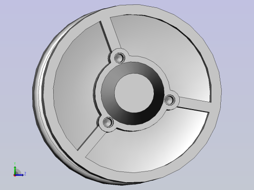 履带式支重轮左视缩略图