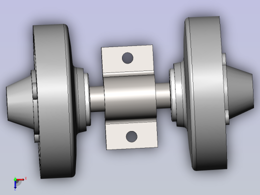 履带式支重轮俯视缩略图