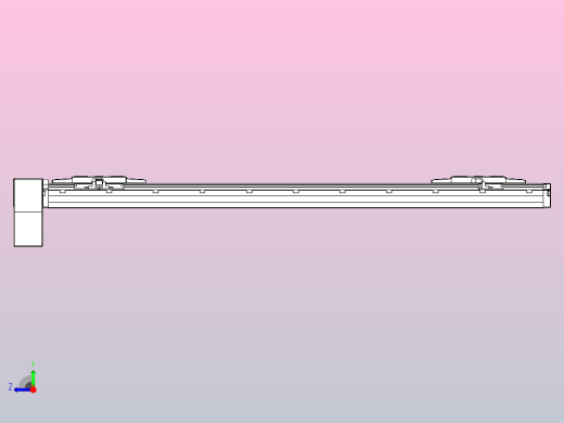 皮带直线轴双滑块型TPA-GCBS-120-P70-L300-RP-M20-N3右视缩略图